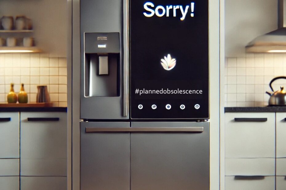 Smart refrigerator- planned obsolescence
