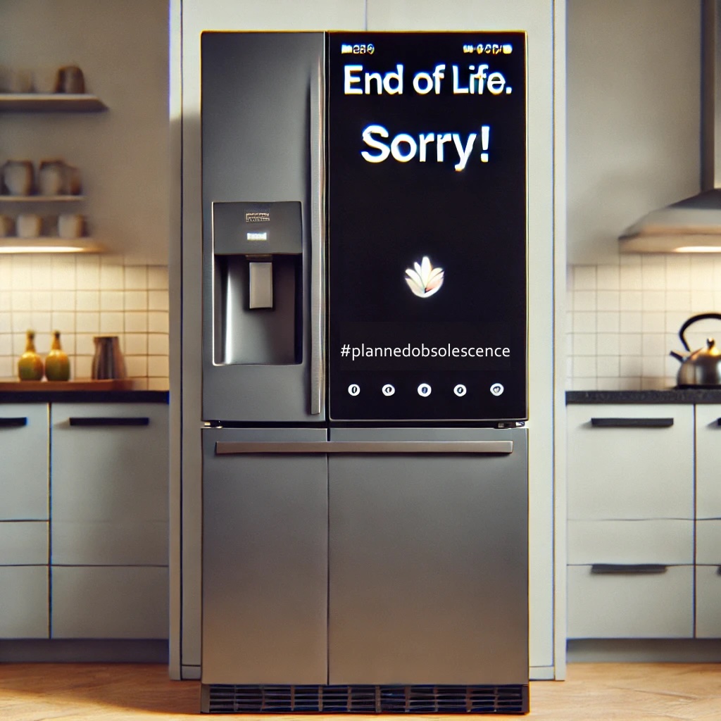 Smart refrigerator- planned obsolescence